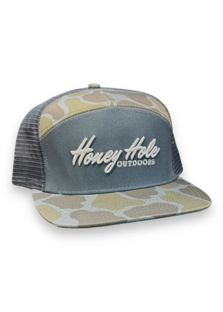 7 Panel Flatbill - Heritage - Frog Skin Camo