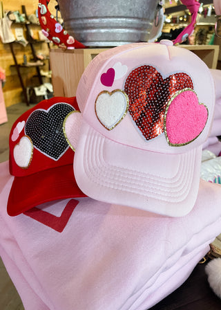 All The Love Valentine Patch Trucker Hat