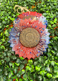 Americana Vintage Flower Car Freshie