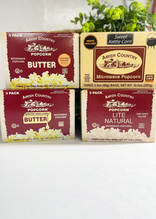 Amish Country 3-Pack Microwave Popcorn