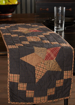 Arlington Quilted Patchwork Star Runner