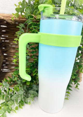 Blue Color Gradient 40 Oz Tumbler