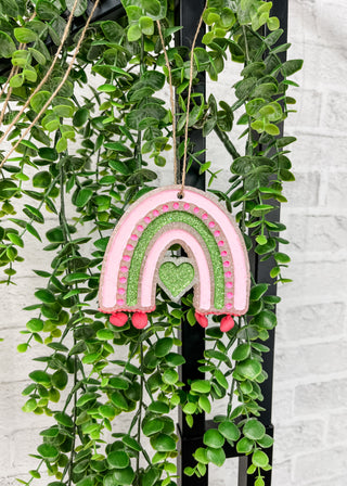 Boho Rainbow Car Freshie - Mahogany Teakwood