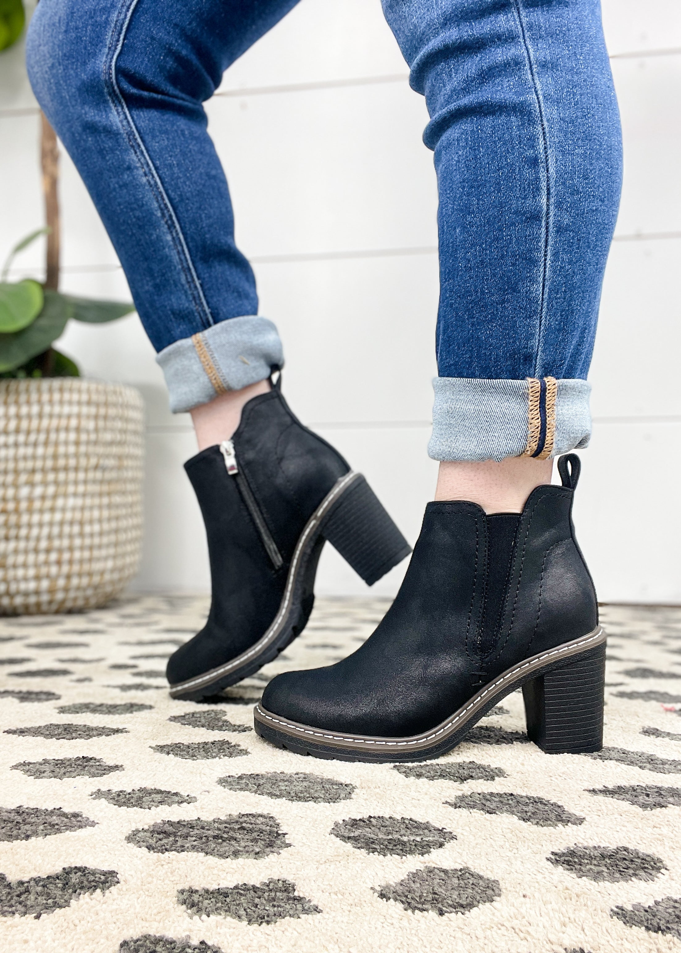 Corkys Bite Me Bootie Black