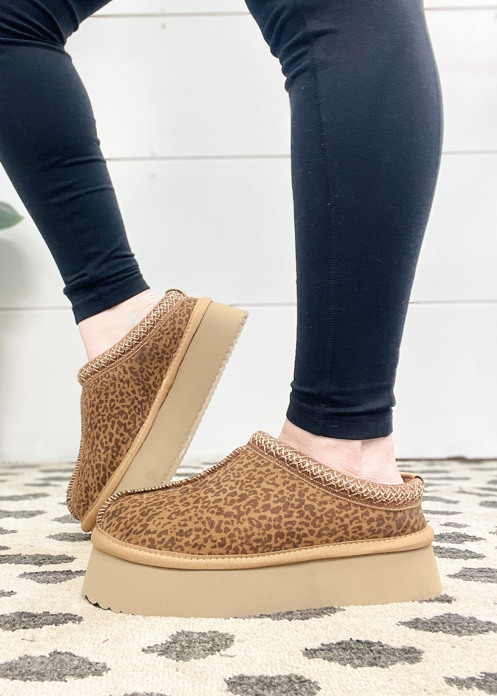 Corkys Pillow Talk Slip On Bootie Mini Leopard