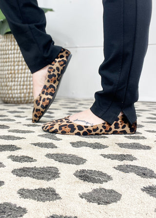 Corkys Over It Flat - Leopard Velvet