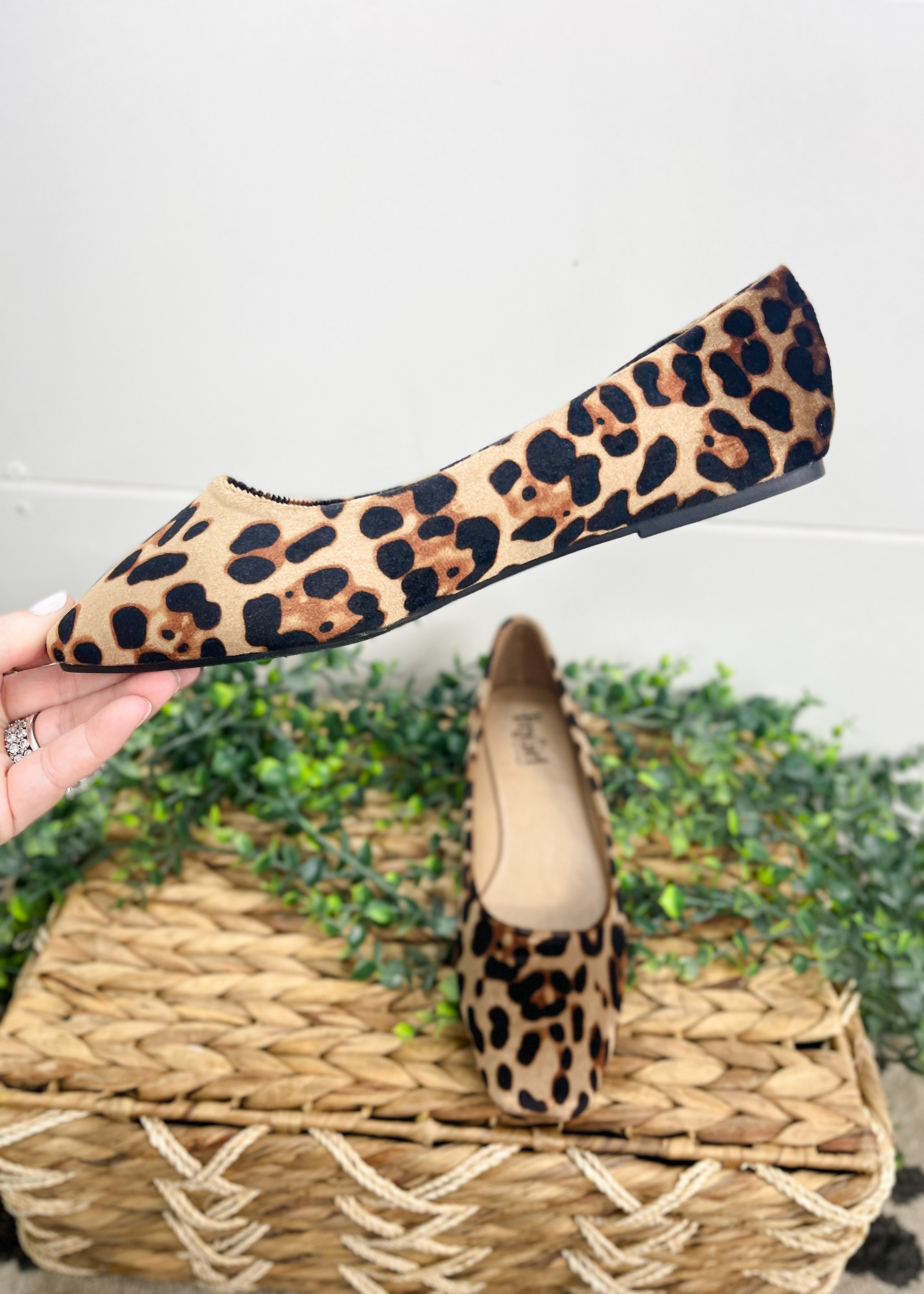 Corkys Over It Flat Leopard Velvet