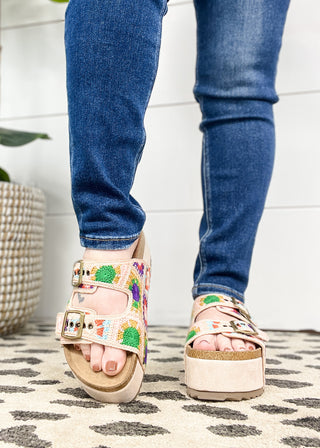 Corkys Wannabe Sandal - Multi Crochet - ALL SALES FINAL -