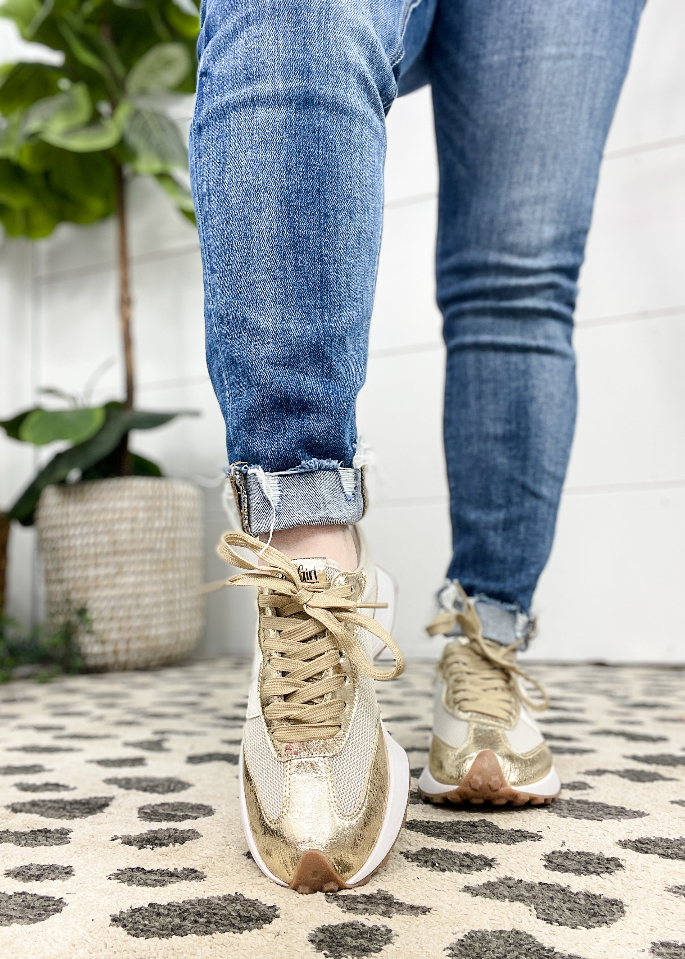 Corkys Your Welcome Sneaker Gold