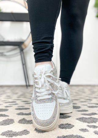 Corkys Pregame Sneaker - Clear Rhinestones