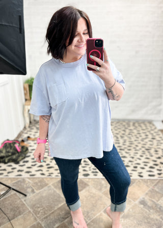 Butterfly Dreams Oversized Pocket T-Shirt