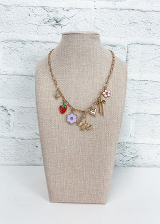 Butterfly Multi-Charm Necklace