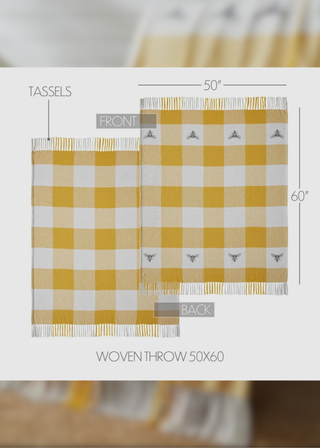 Buzzy Bees Woven Throw