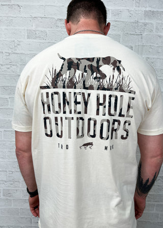 Camo Dog Honey Hole Short Sleeve Tee