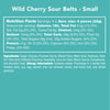 Candy Club Wild Cherry Sour Belts