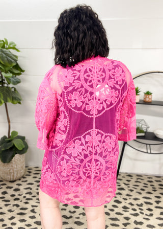 Change Is Good Lace Kimono | S-2X - ALL SALES FINAL -