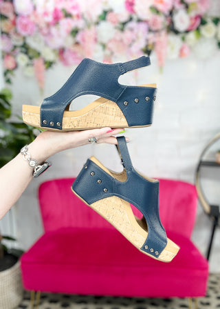 Corkys Carley Wedge - Navy