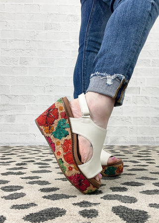 Corkys Freddie Wedge – White