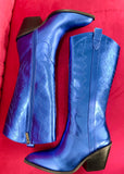 Corkys Howdy Boot - Electric Blue Metallic