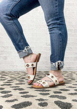 Corkys Low Tide Sandal - White