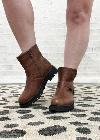 Corkys Pick Of The Patch Bootie - Tobacco