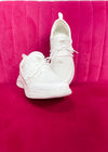 Corkys Soft Serve Sneaker - White Chunky Glitter