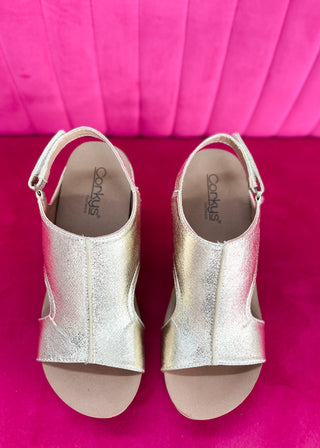 Corkys Tiffanee Wedge - Gold