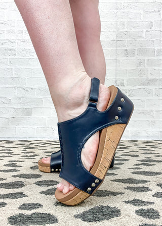 Corkys Volta II Wedge - Navy