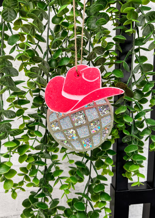 Cowgirl Disco Hat Car Freshie - Sweet Grace