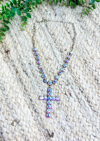 Crystal Cross Necklace