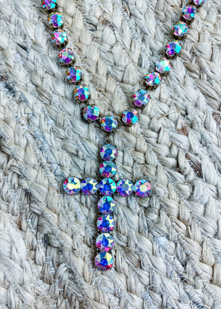 Crystal Cross Necklace