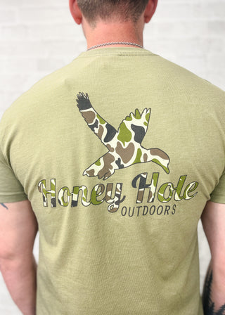 Duck Camo Honey Hole Short Sleeve Tee
