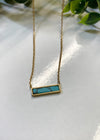 Ember Turquoise Bar Necklace