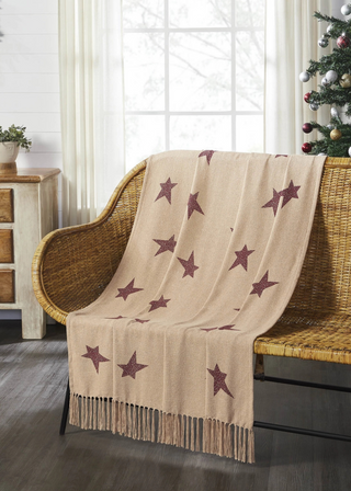 Gable Primitive Star Woven Throw