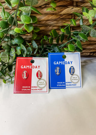 Game Day Football Earrings