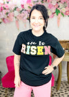 He is Risen Chenille Patch T-Shirt - ALL SALES FINAL -