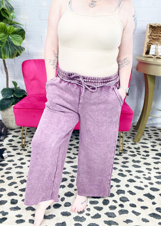 Hit The Road Palazzo Sweatpants | S-XL - ALL SALES FINAL -