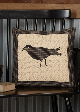 Kettle Grove Pillow Crow - 16x16