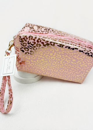 Leopard Luxe Waterproof Cosmetic Bag