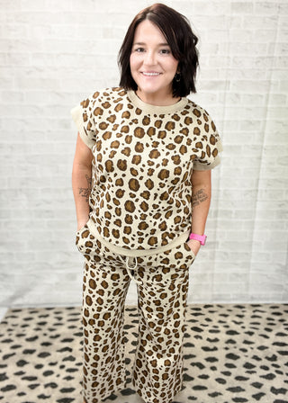 Leopard Print Scuba Travel Set