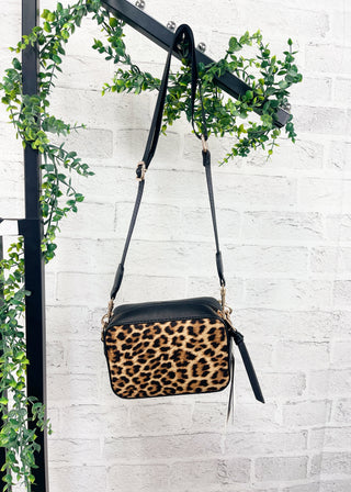 Leopard Print Square Crossbody