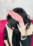Maisy Rhinestone Stud & Pearl Headband
