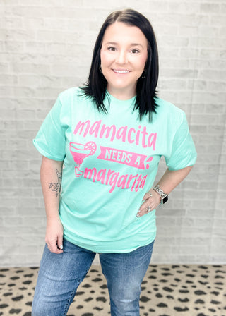 Mamacita Needs A Margarita Graphic Tee | S-2X