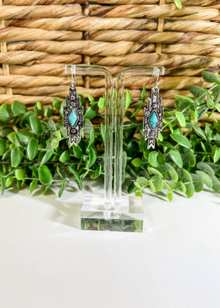 Marion Metal Aztec Earrings