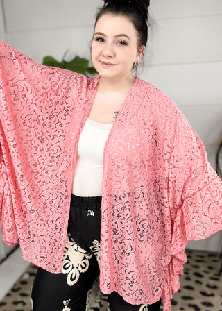 Never Ending Song Lace Cardigan | XL-3X - ALL SALES FINAL -