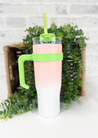 Pink Color Gradient 40 Oz Tumbler