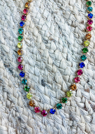 Rainbow Radiance Stone Necklace