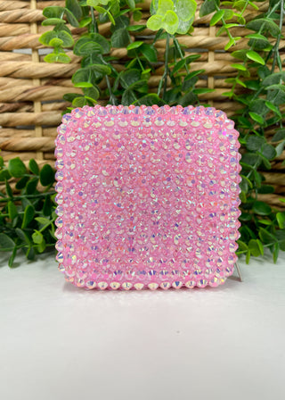 Rhinestone Travel Jewelry Organizer Box