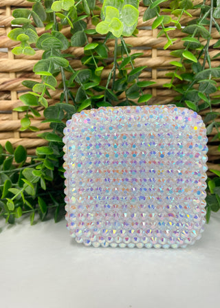 Rhinestone Travel Jewelry Organizer Box