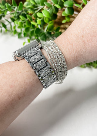 Rhinestone Stretch Bracelet Set